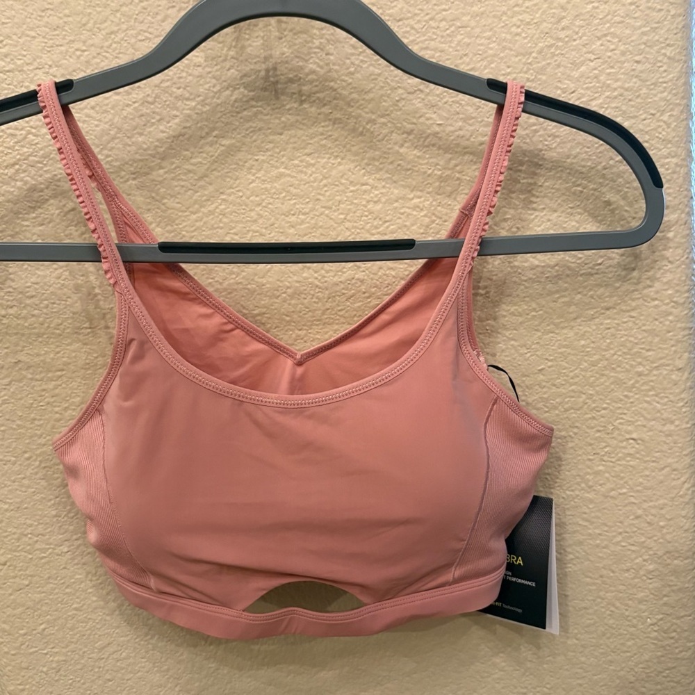 NWT~NIKE Blush Pink Indy Padded Sports Bra Size Medium